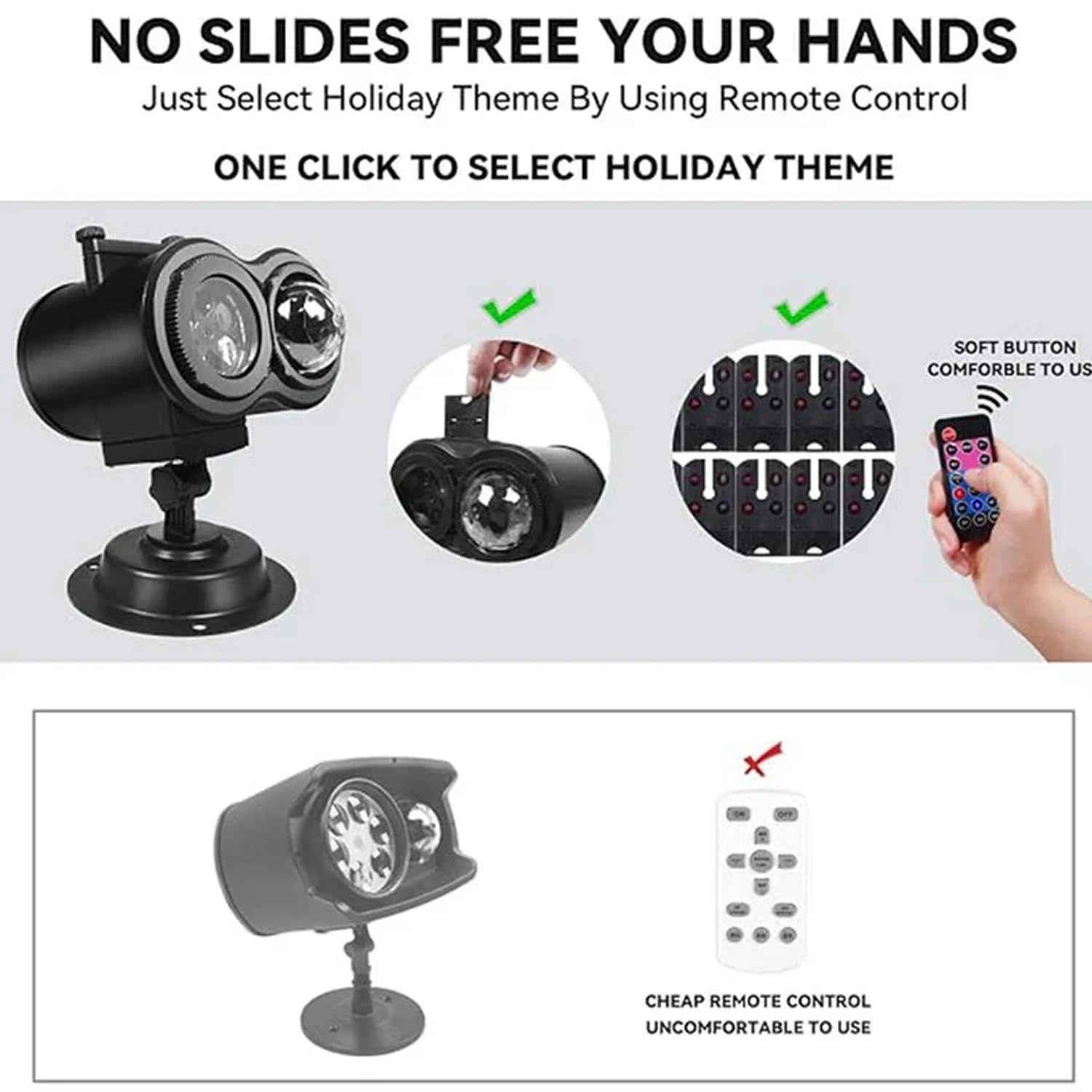 FestZorab Outdoor Christmas Projector