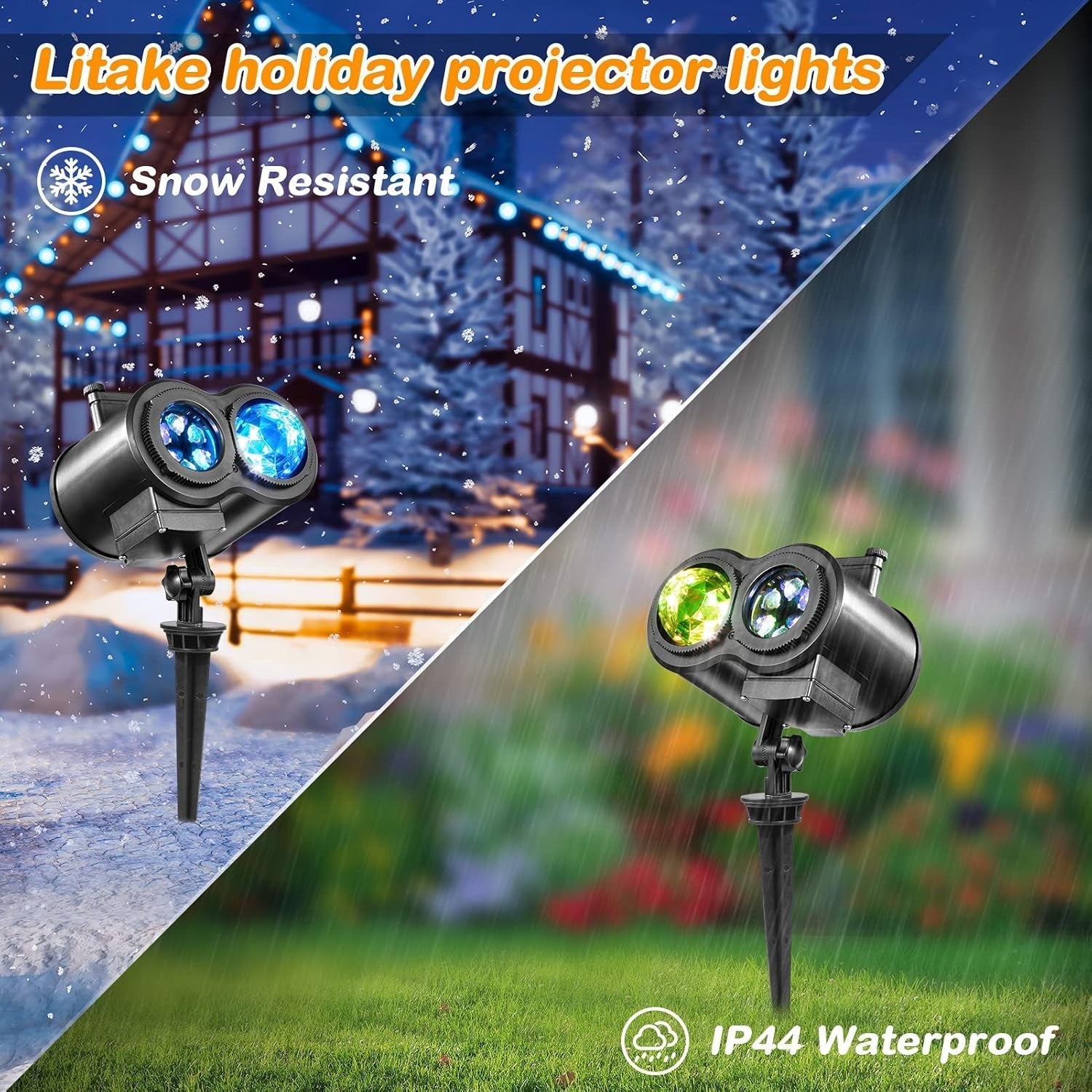 FestZorab Outdoor Christmas Projector