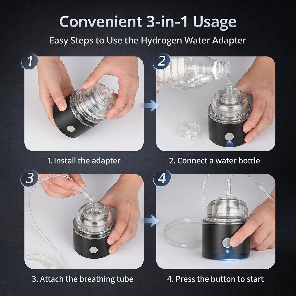 Hydrixfy Hydrogen Water Bottle Generator