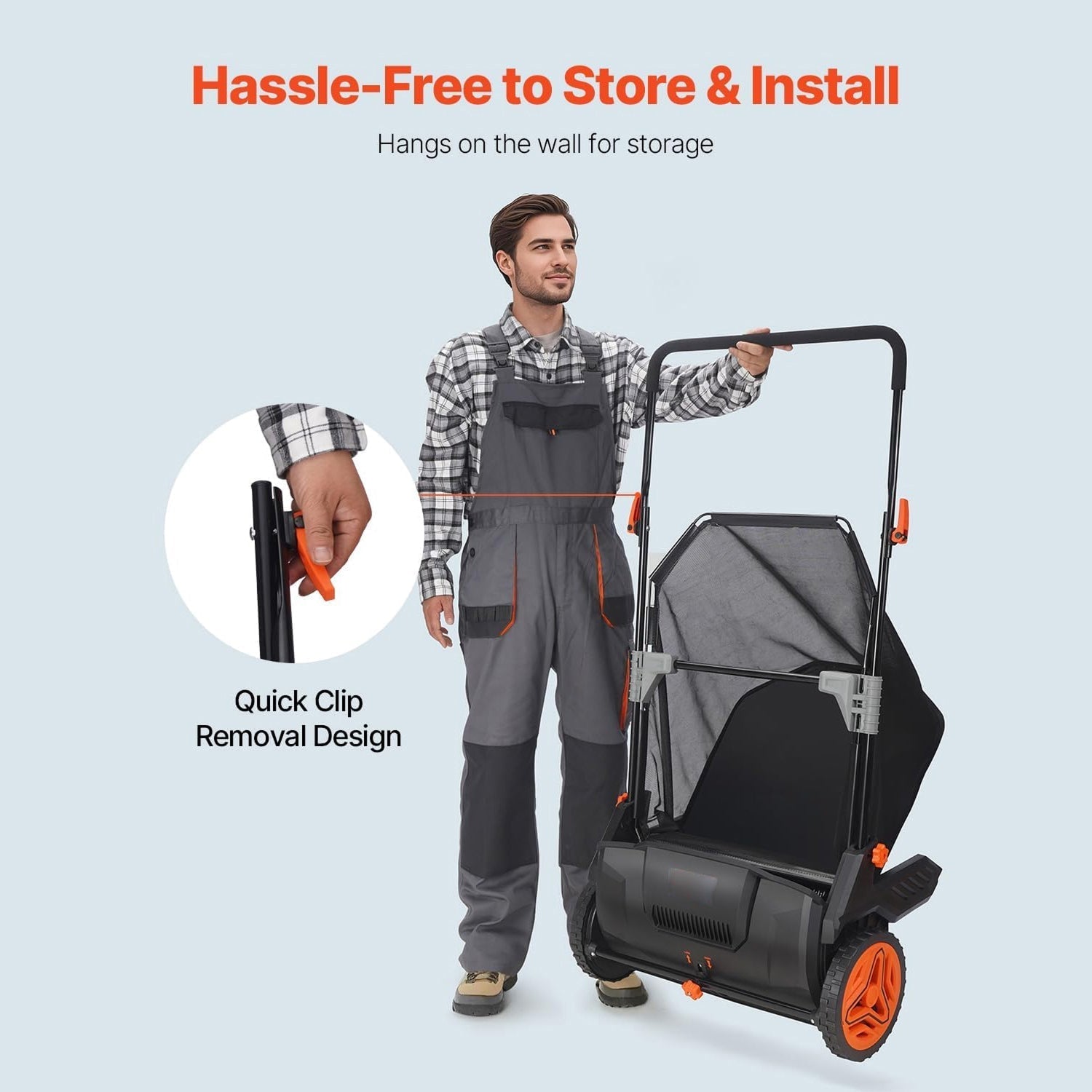 TurfoTidy Walk Behind Lawn Sweeper