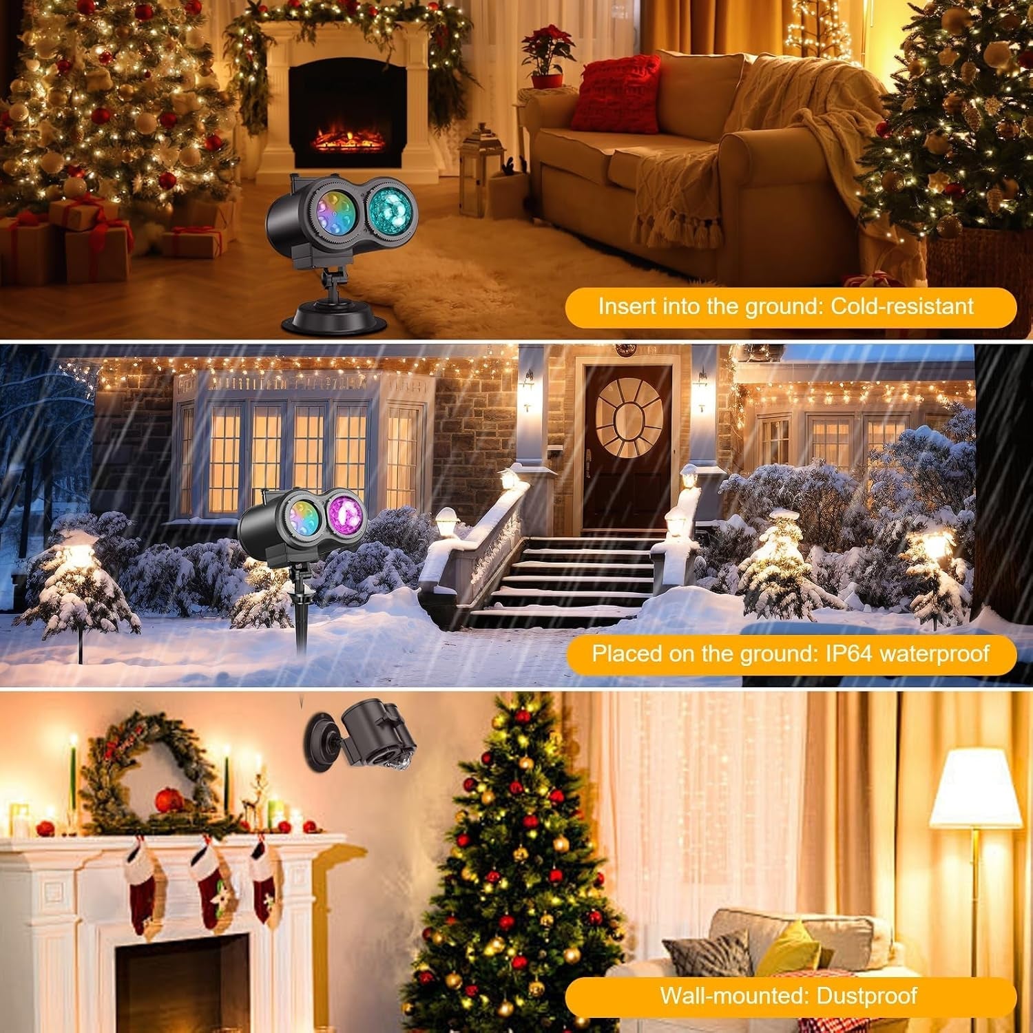 FestZorab Outdoor Christmas Projector