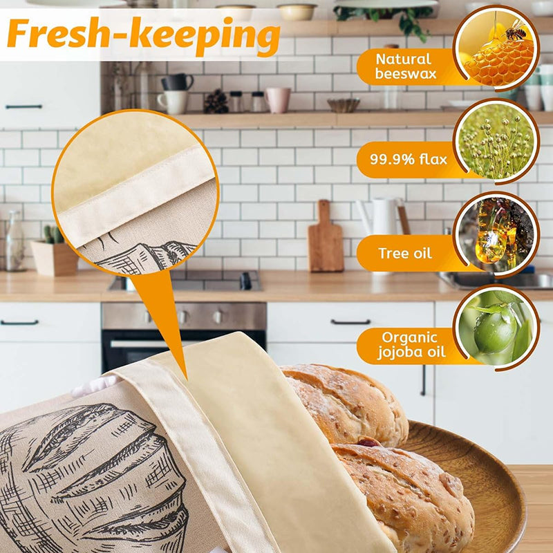 BeeLoafa Reusable Bread Bags