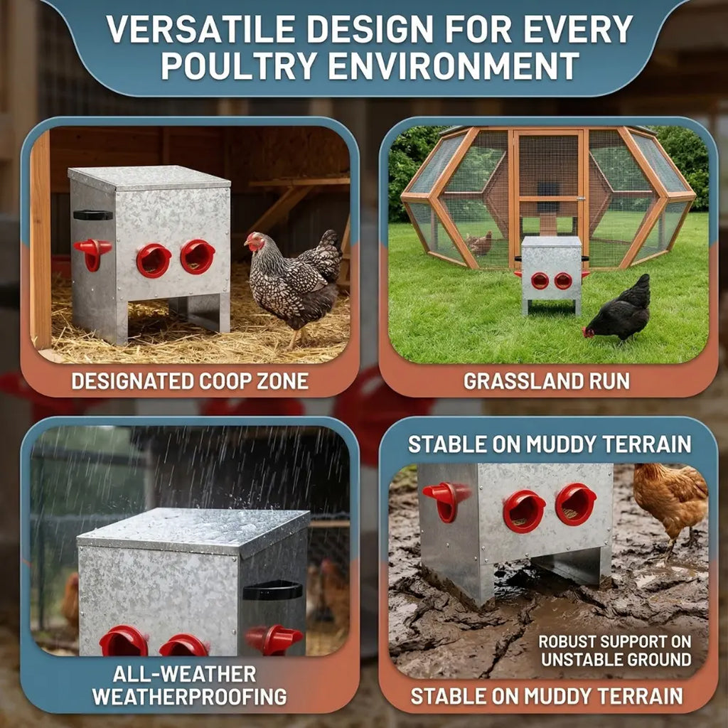 Feedorau No Waste Chicken Feeder