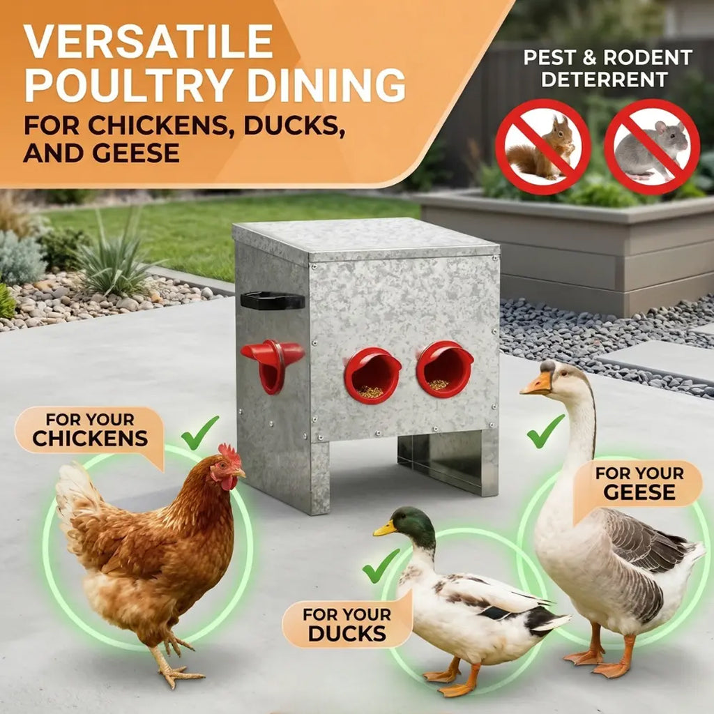 Feedorau Mouse Proof Chicken Feeder