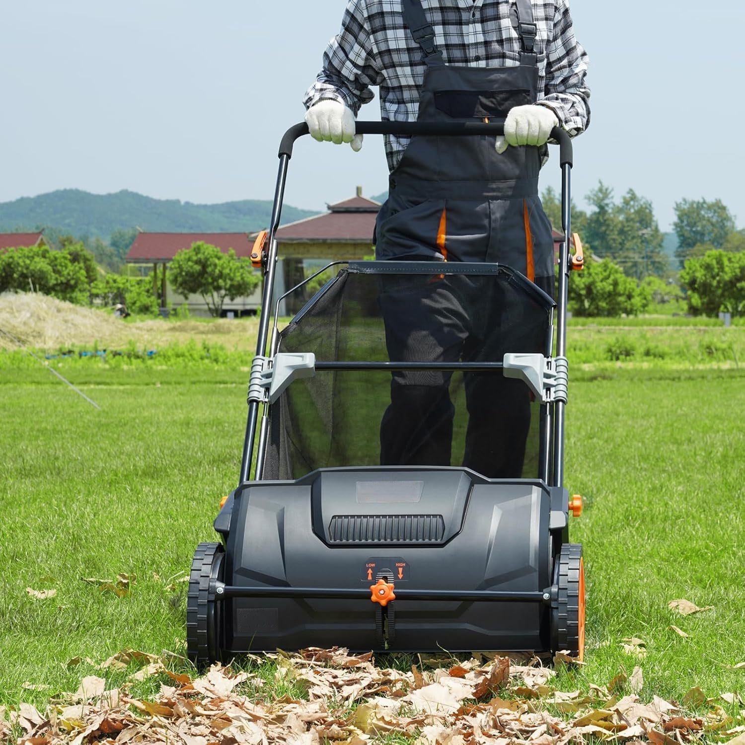 TurfoTidy Walk Behind Lawn Sweeper