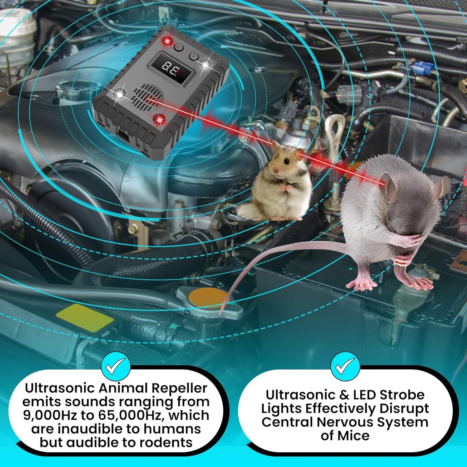 AutexRat Mouse Deterrent For Cars