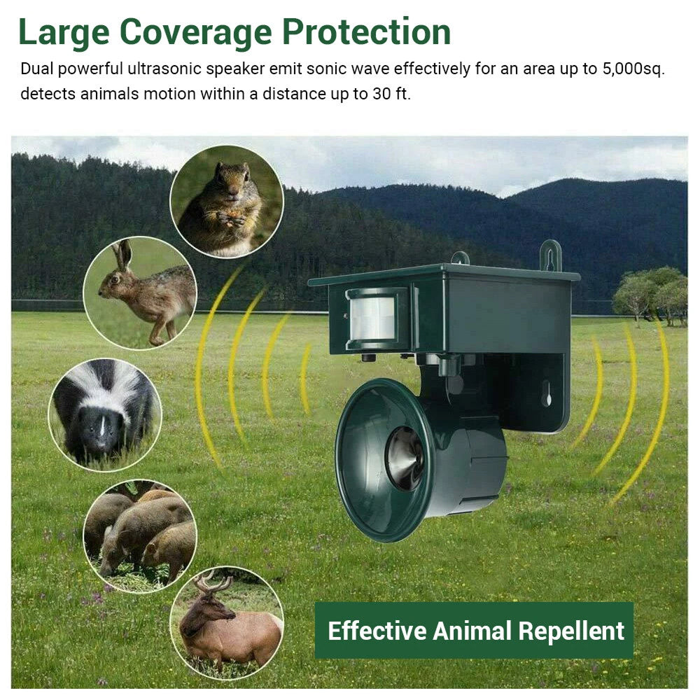 SonicSafy Ultrasonic Pigeon Repeller