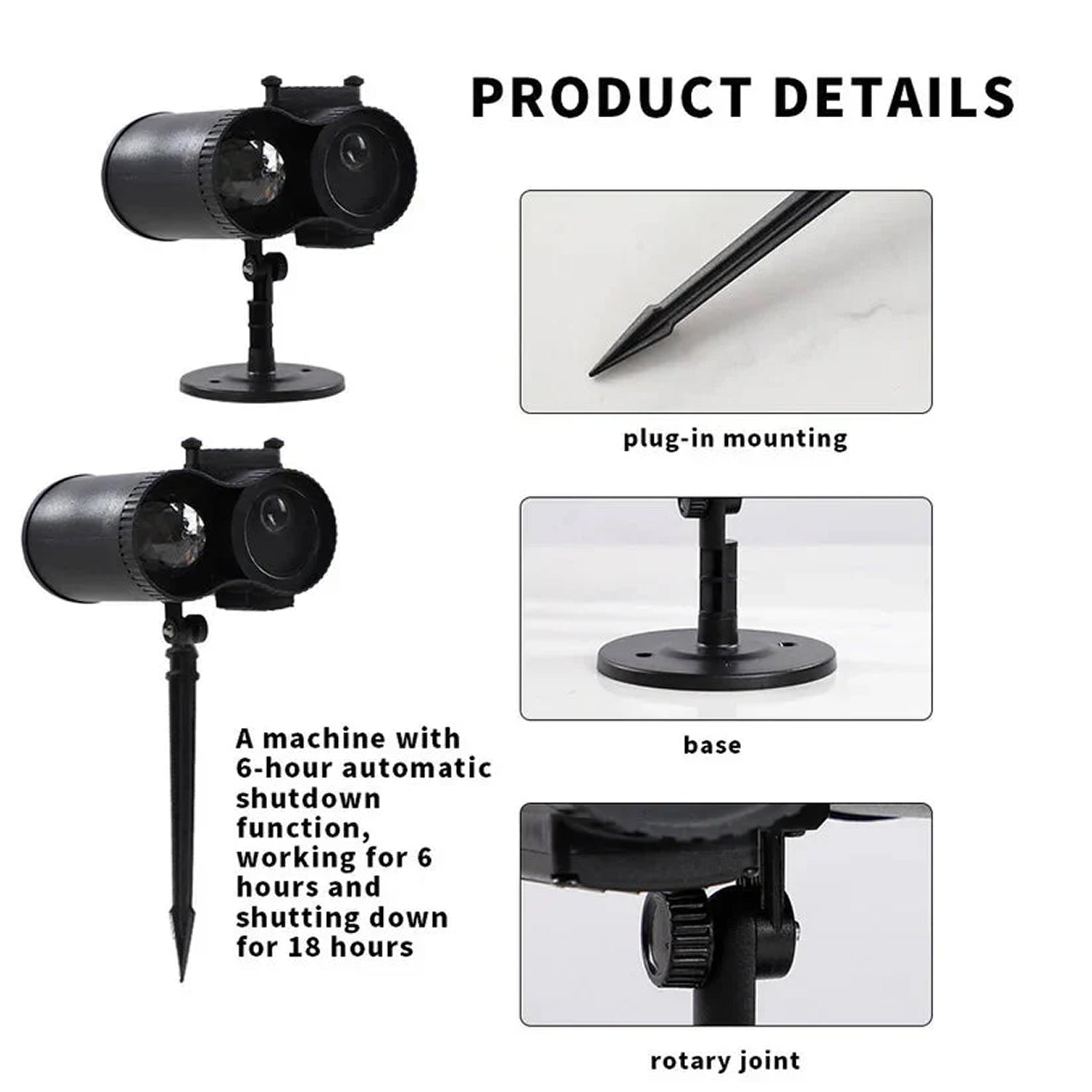 FestZorab Outdoor Christmas Projector