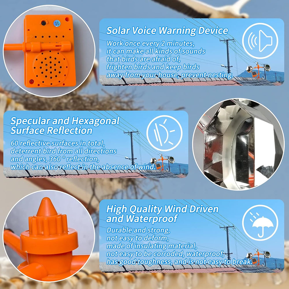 BidSomir Ultrasonic Bird Repeller