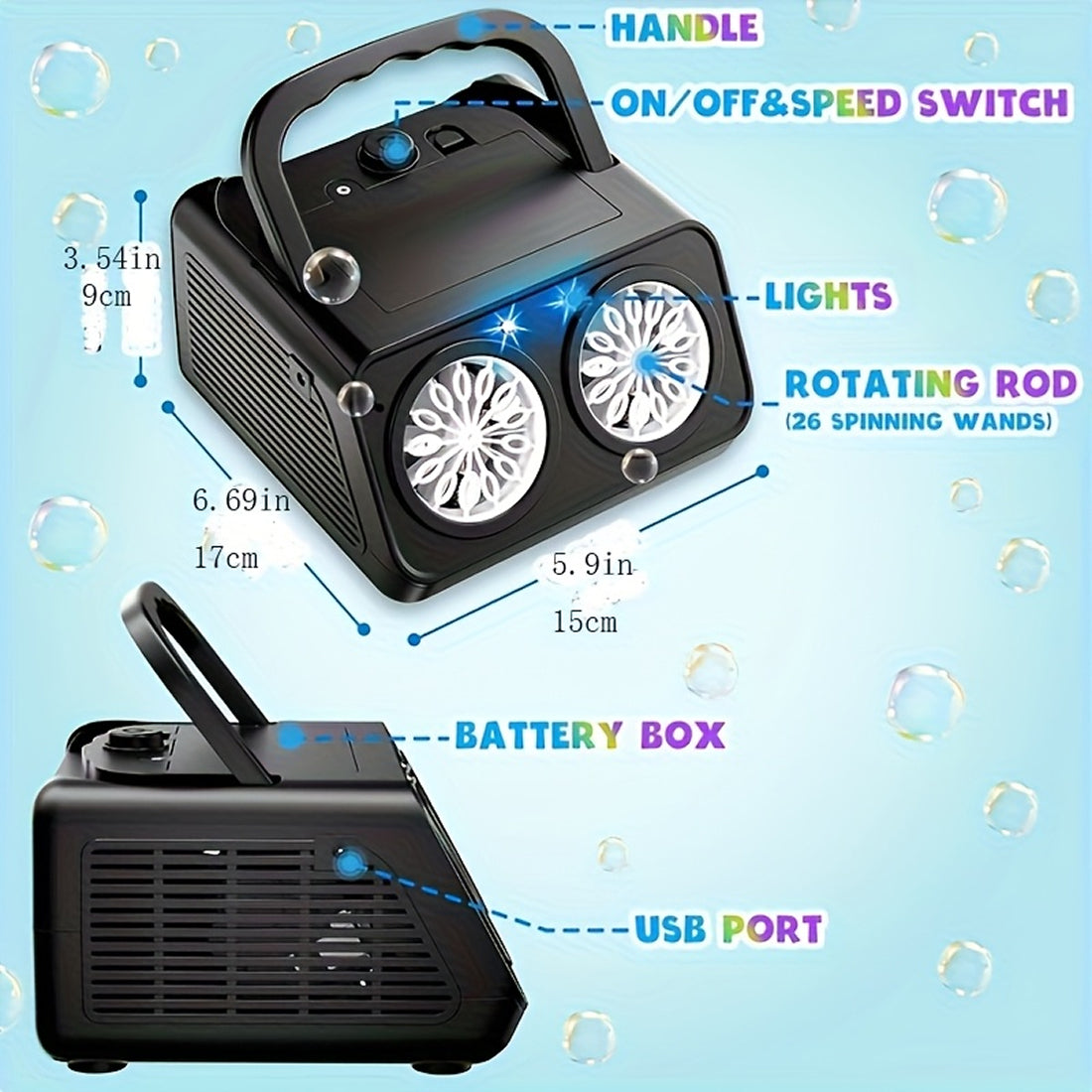 BubMatex Automatic Bubble Machine