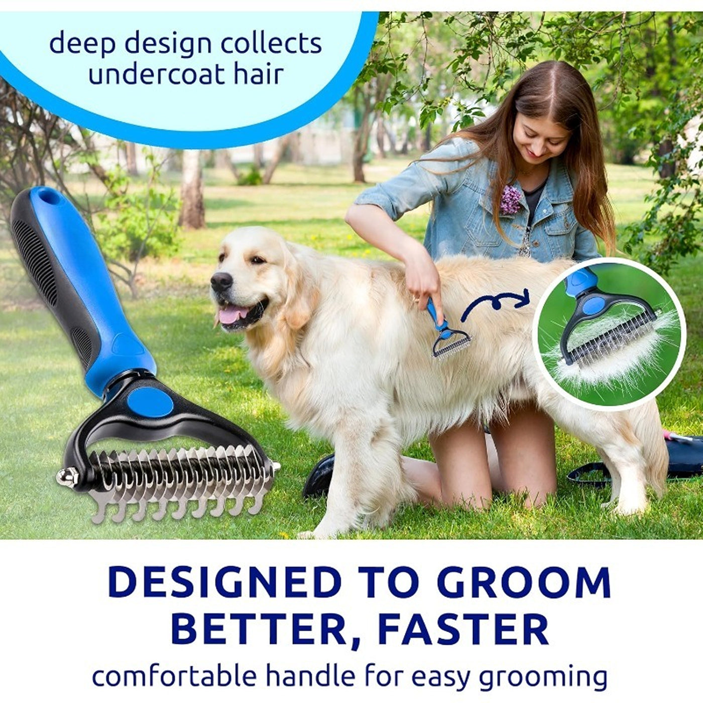 ByKitder Brush For Golden Retriever