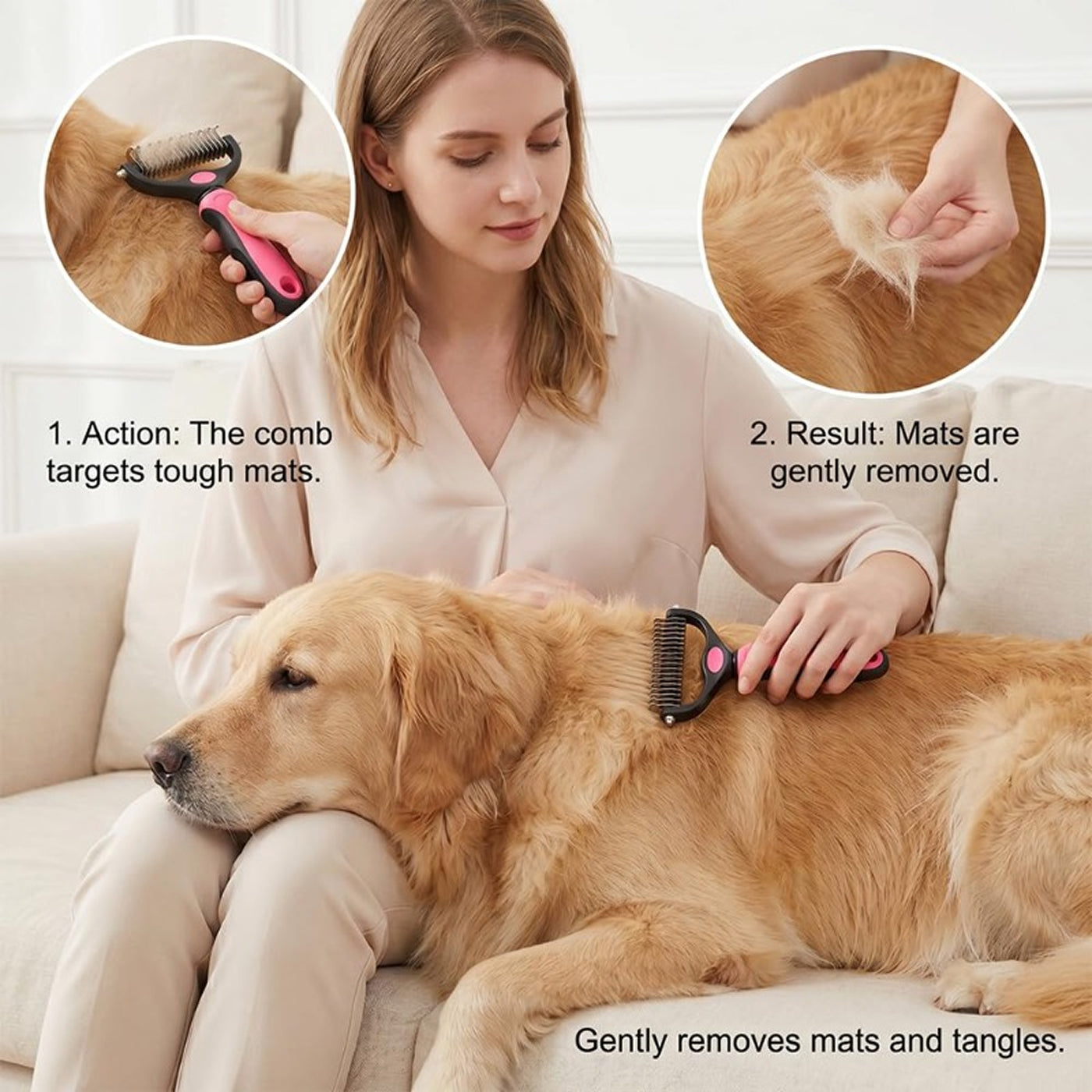 ByKitder Brush For Golden Retriever