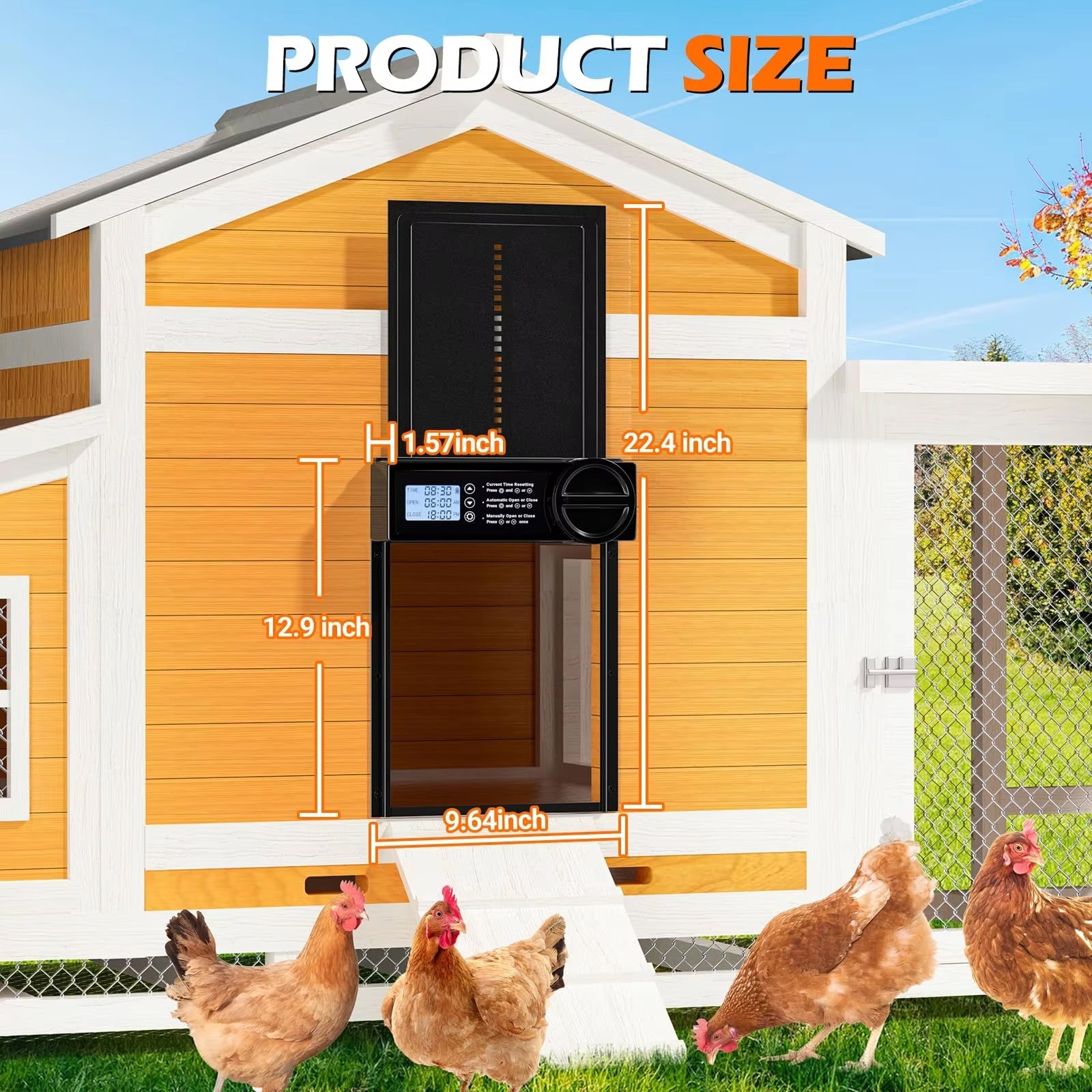 ChicxGate Automatic Chicken Coop Door