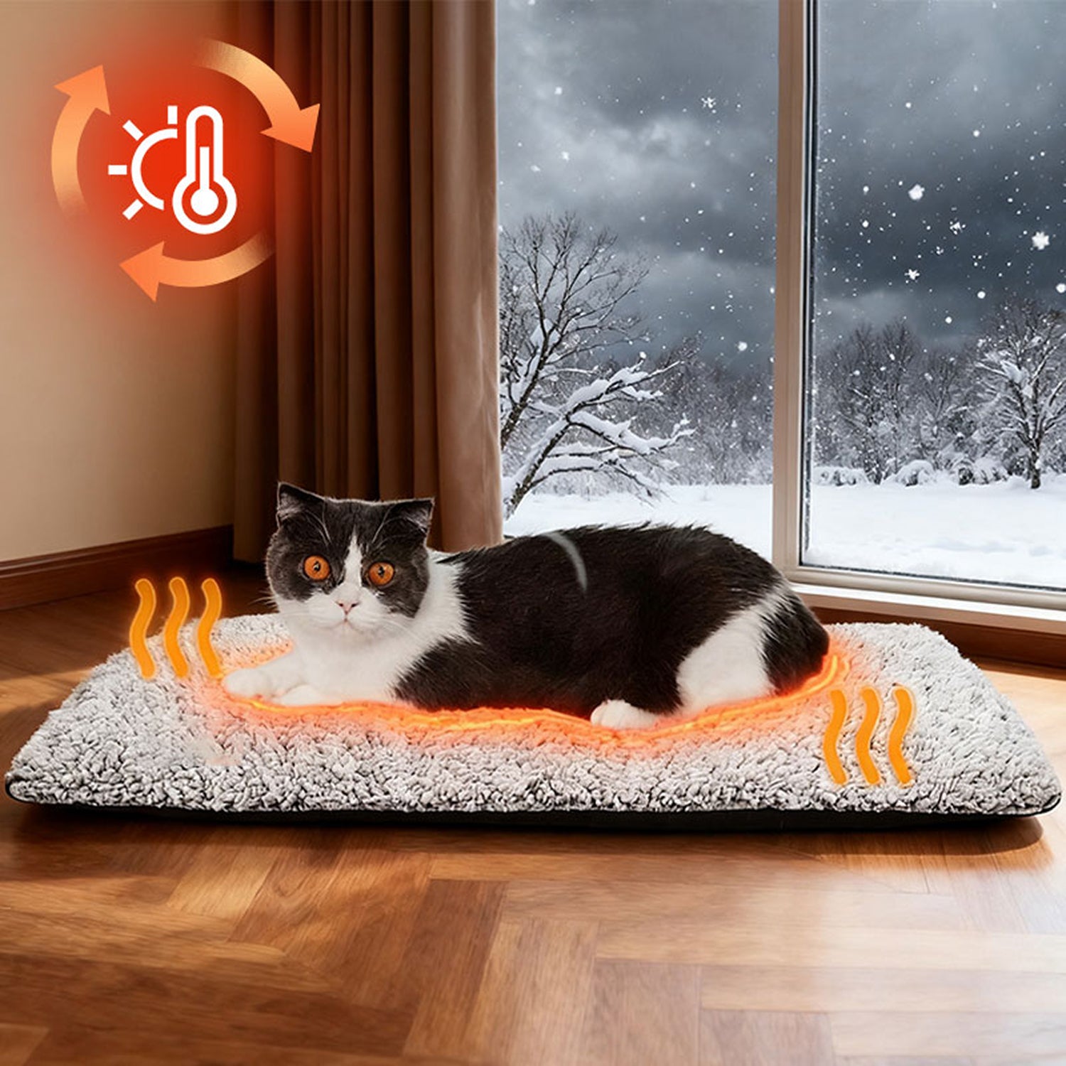 CozixCat Self Warming Cat Bed