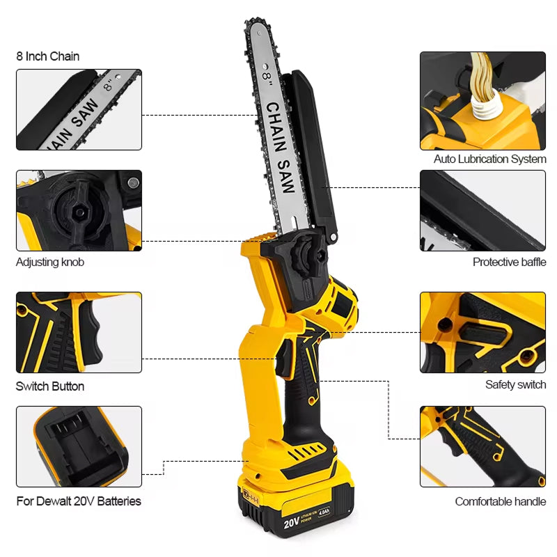 CutBimex Battery Powered Chainsaw