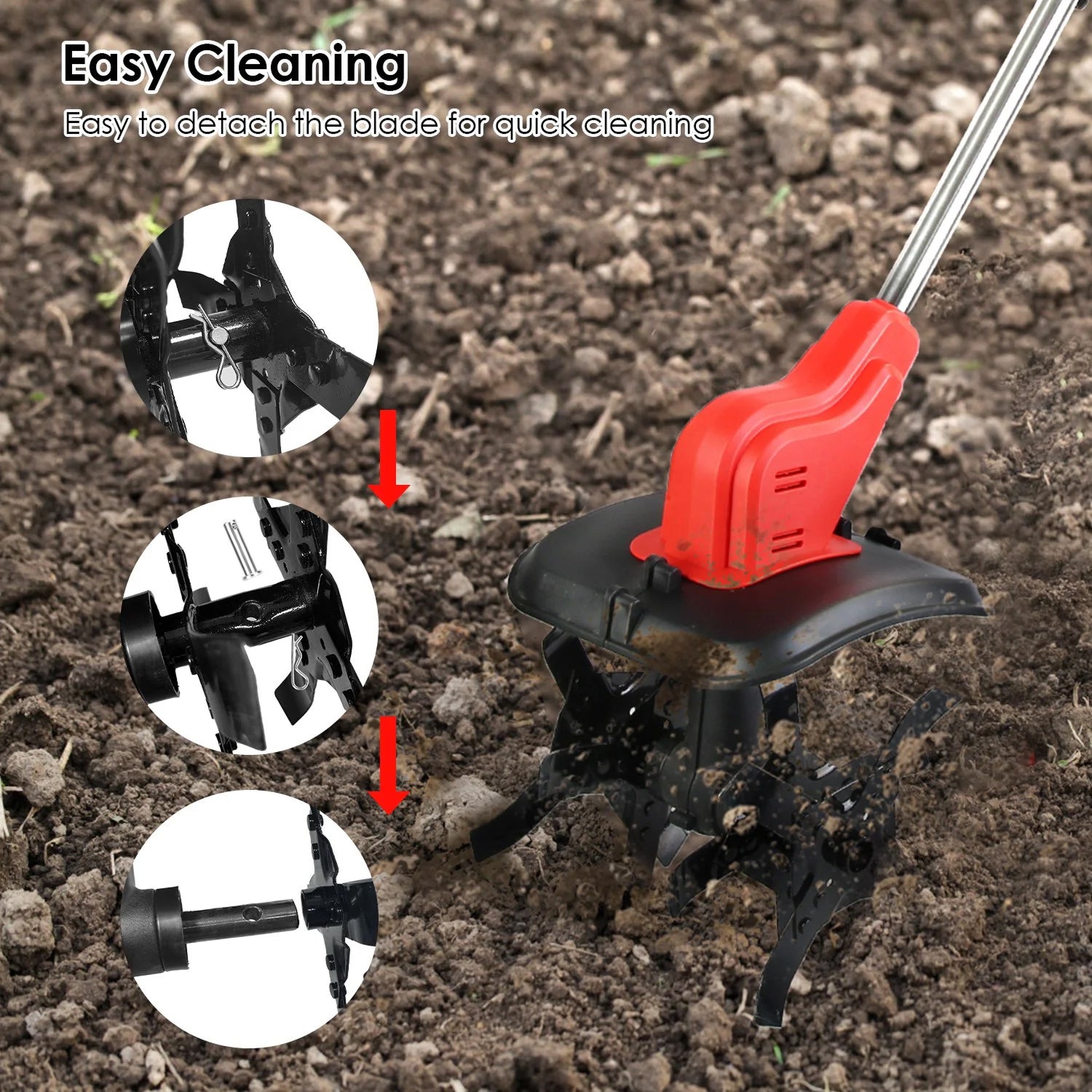 Digrootix Cordless Tiller Cultivator