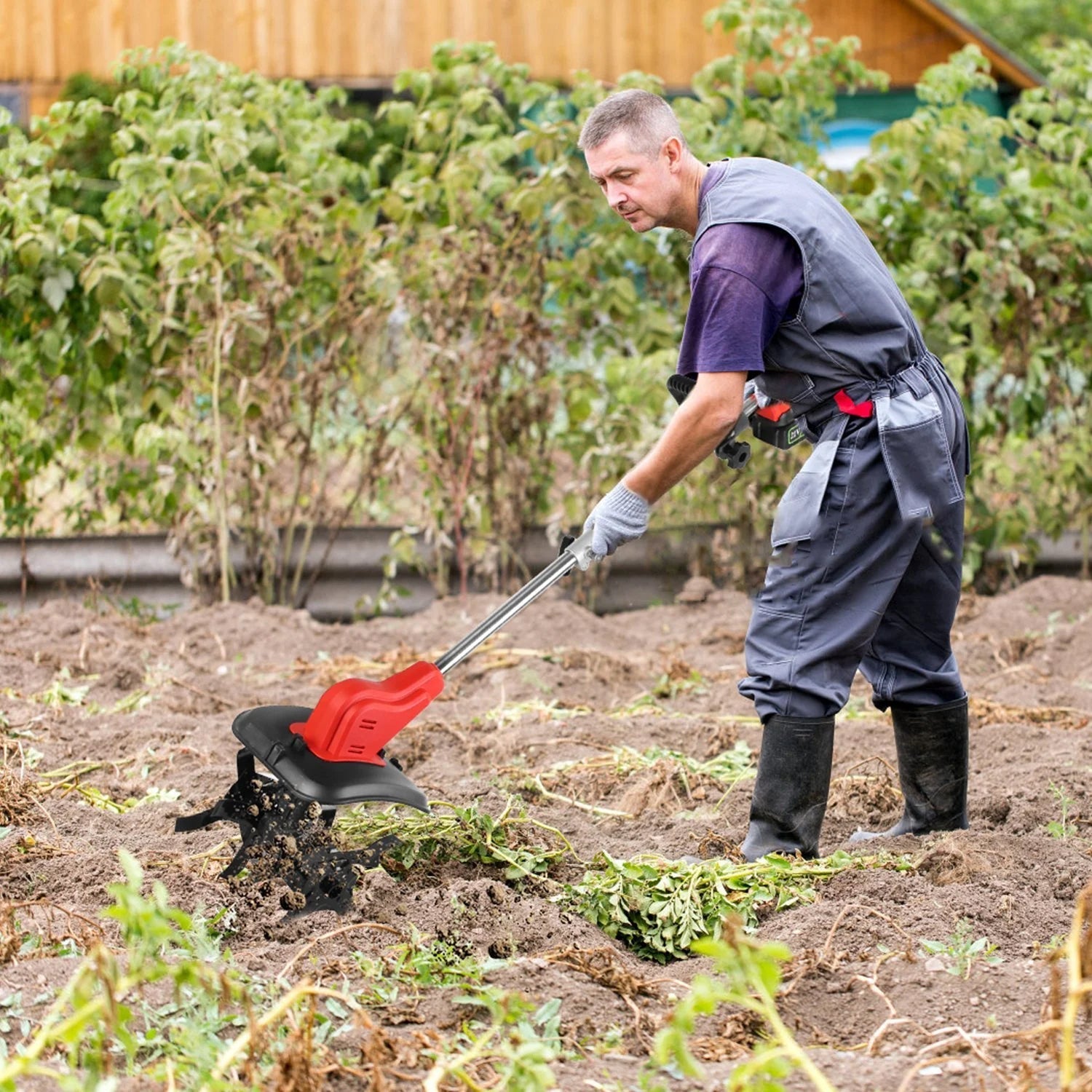 Digrootix Cordless Tiller Cultivator