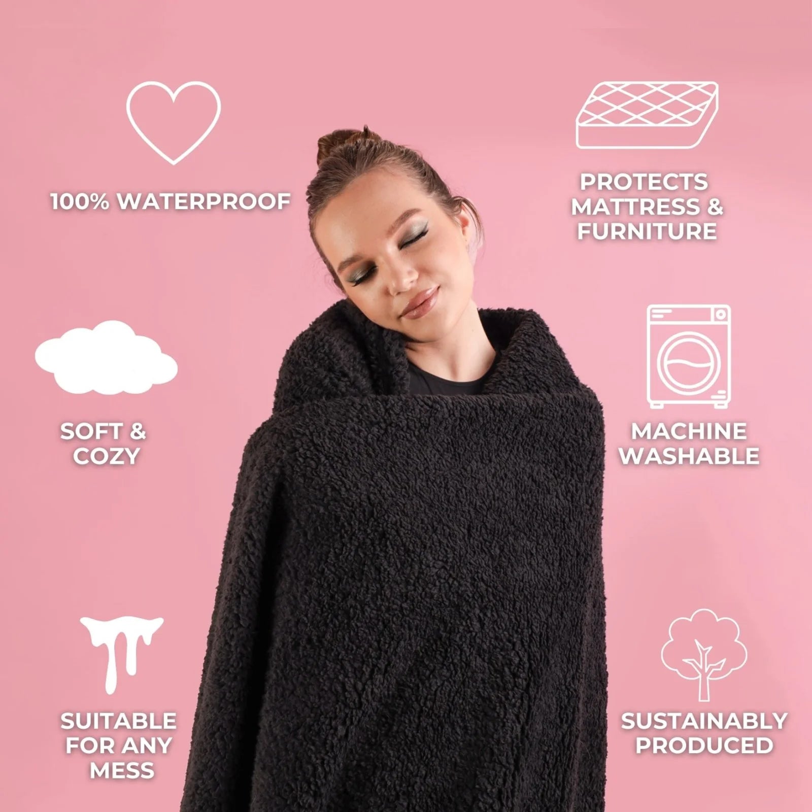 DryNestur Waterproof Blanket for Bed