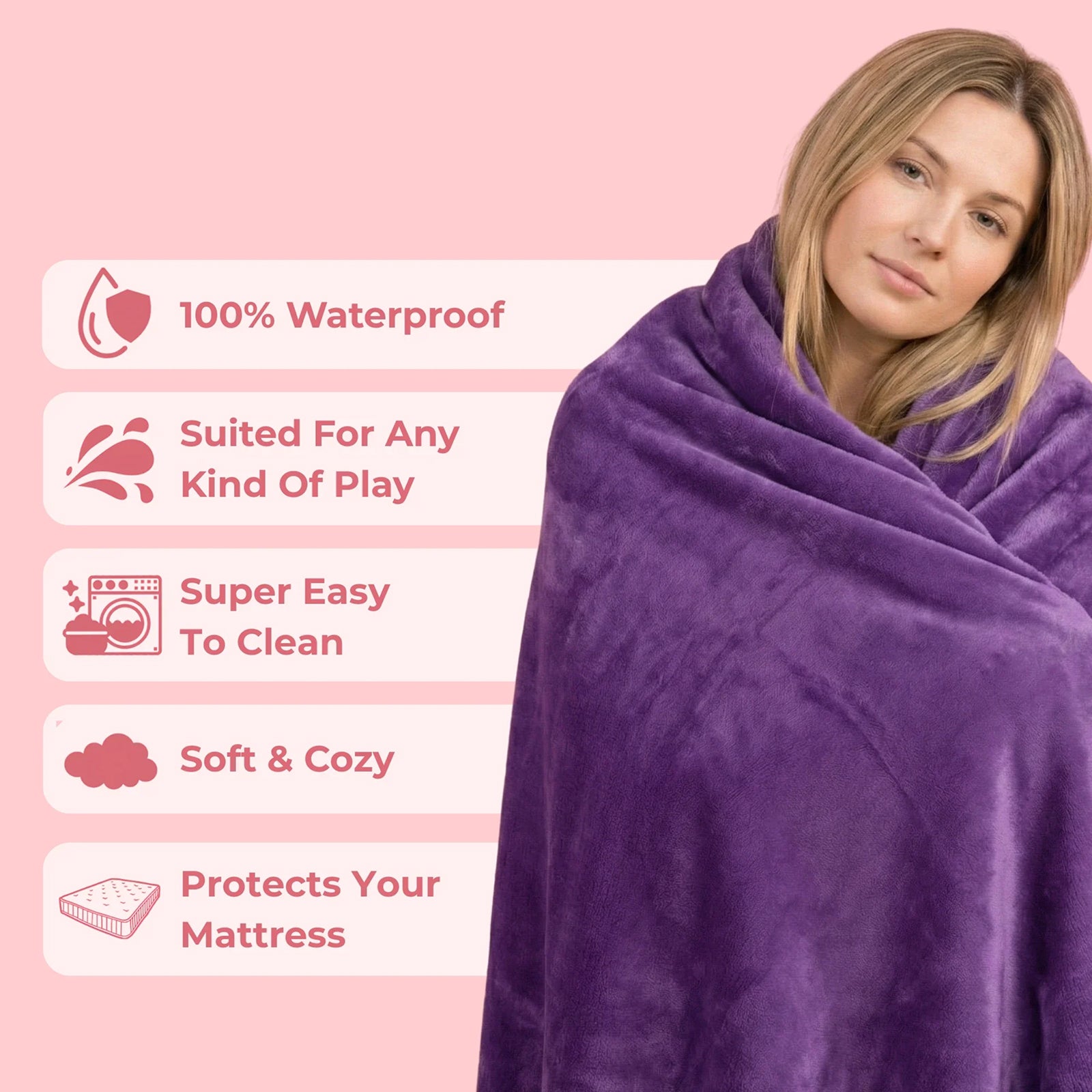 DryNestur Waterproof Blanket for Bed
