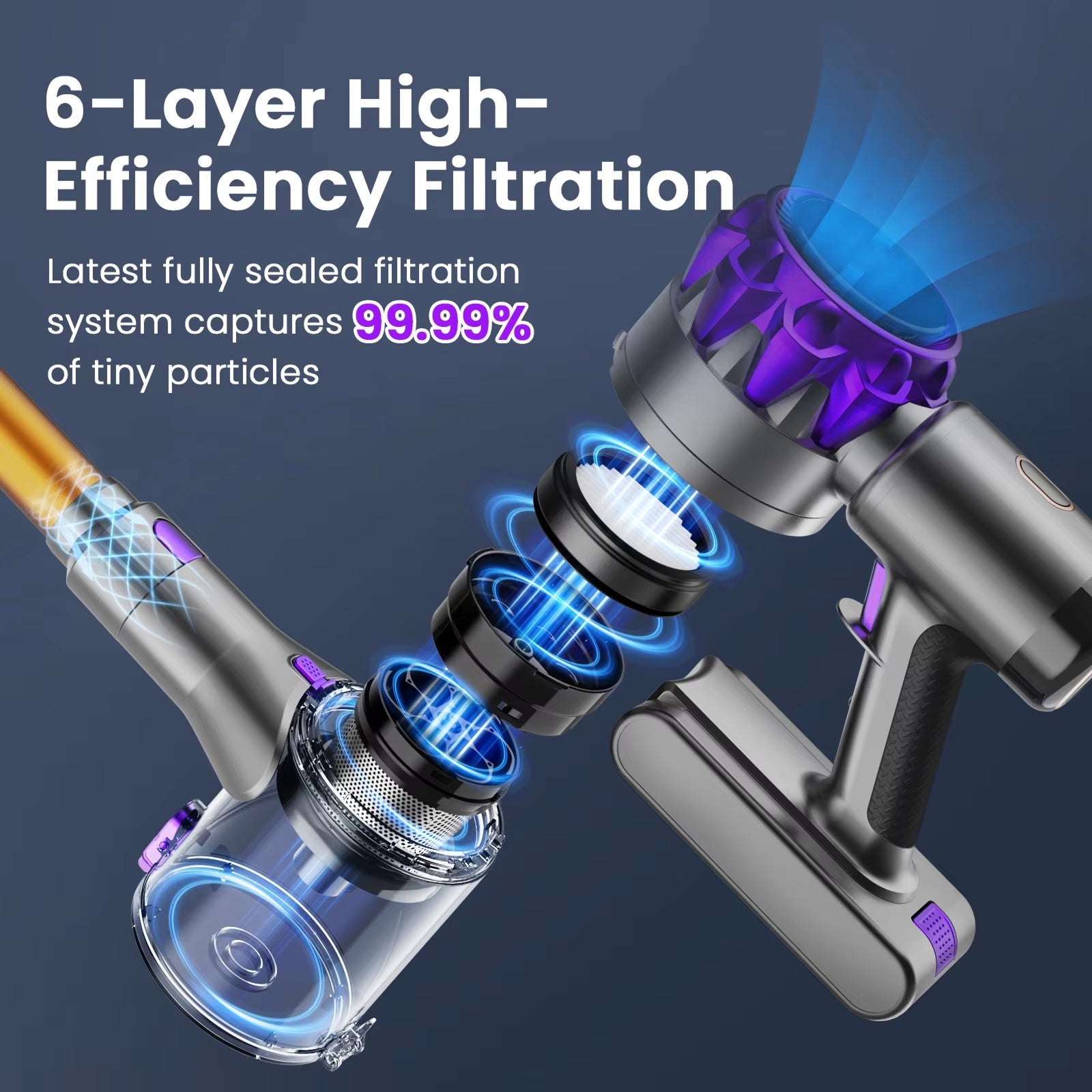 Flexicuum Lightweight Vacuum Cleaner For Elderly