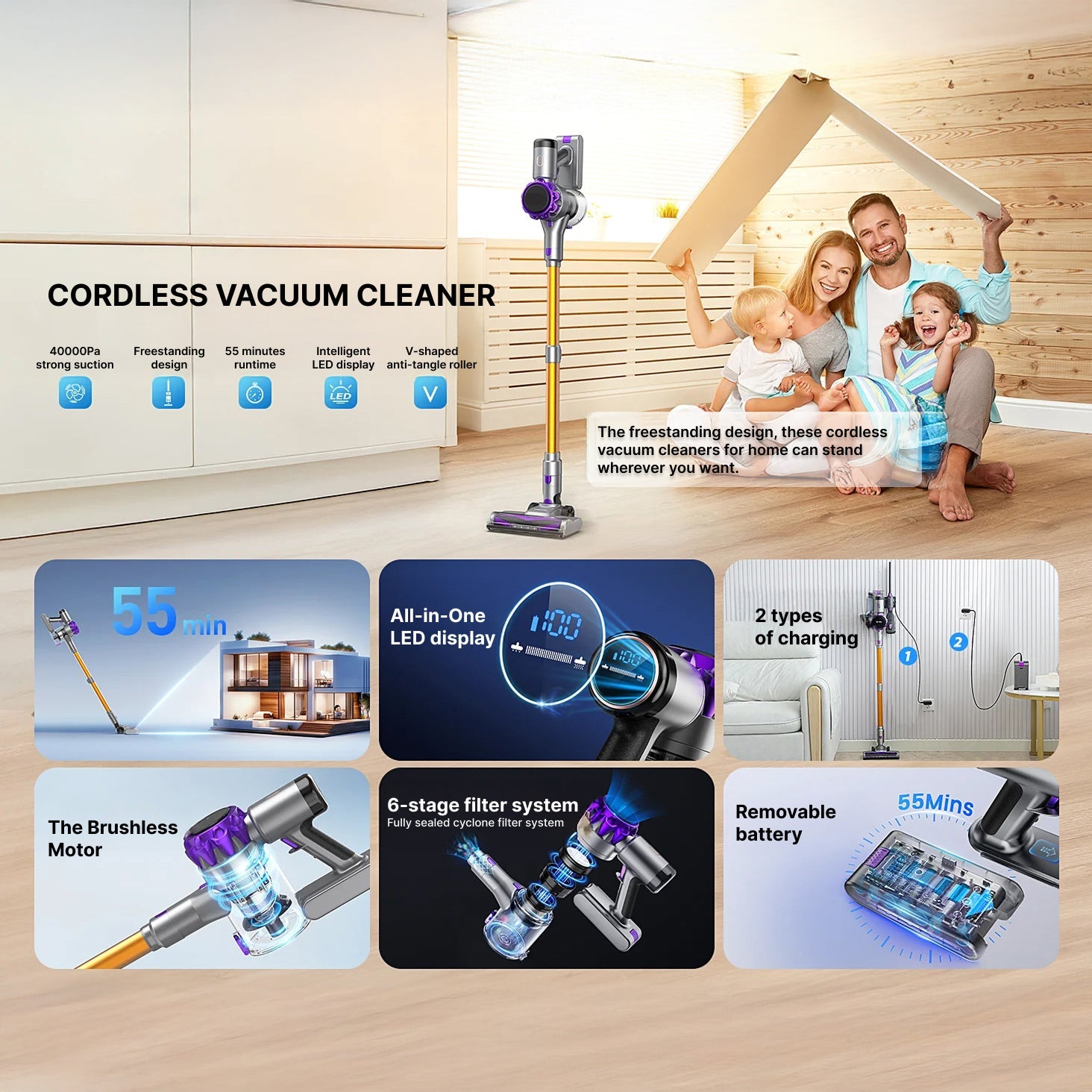 Flexicuum Lightweight Vacuum Cleaner For Elderly
