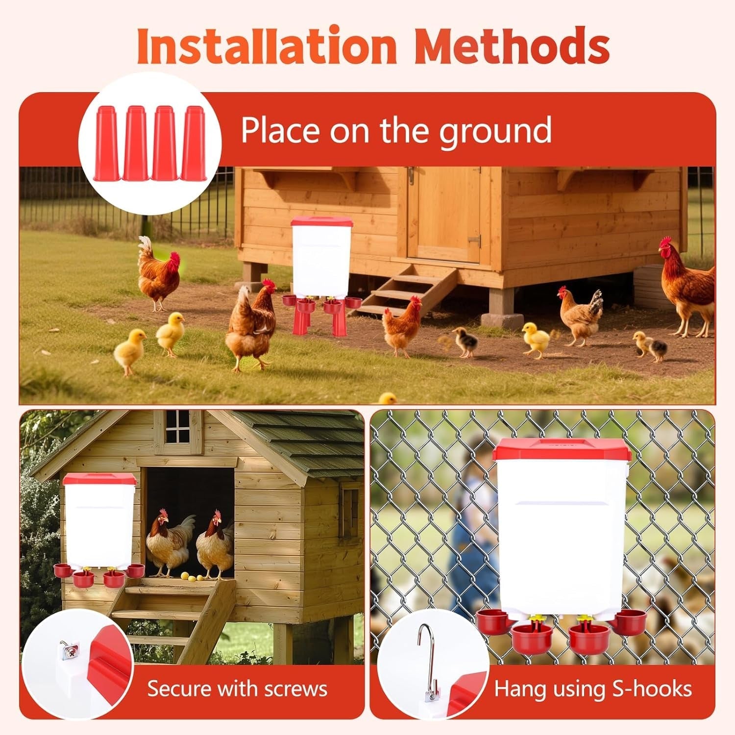 Flochiken Automatic Poultry Waterer