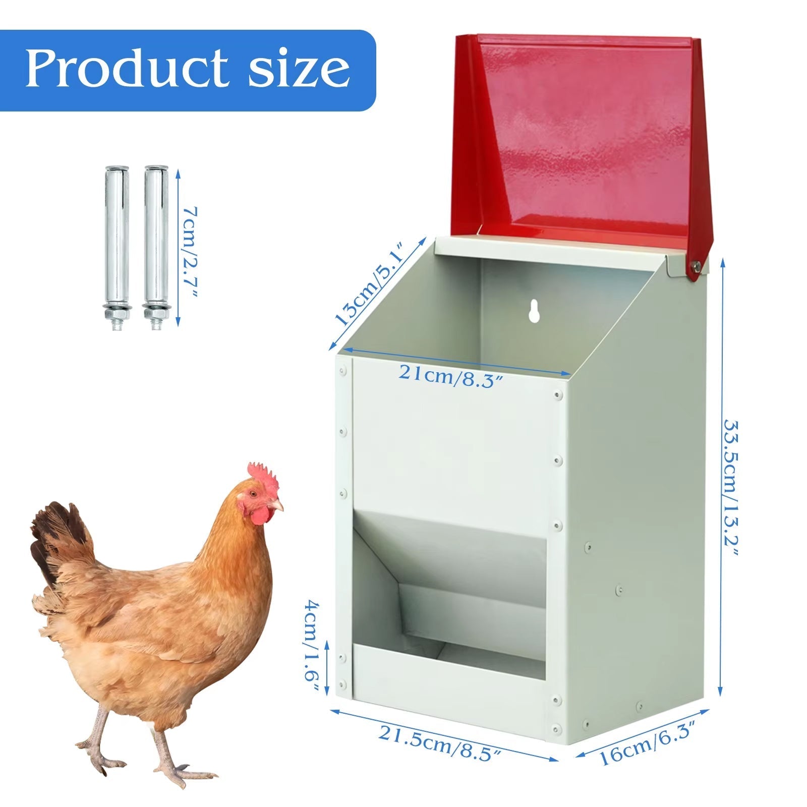 Flockixal Automatic Chicken Feeder