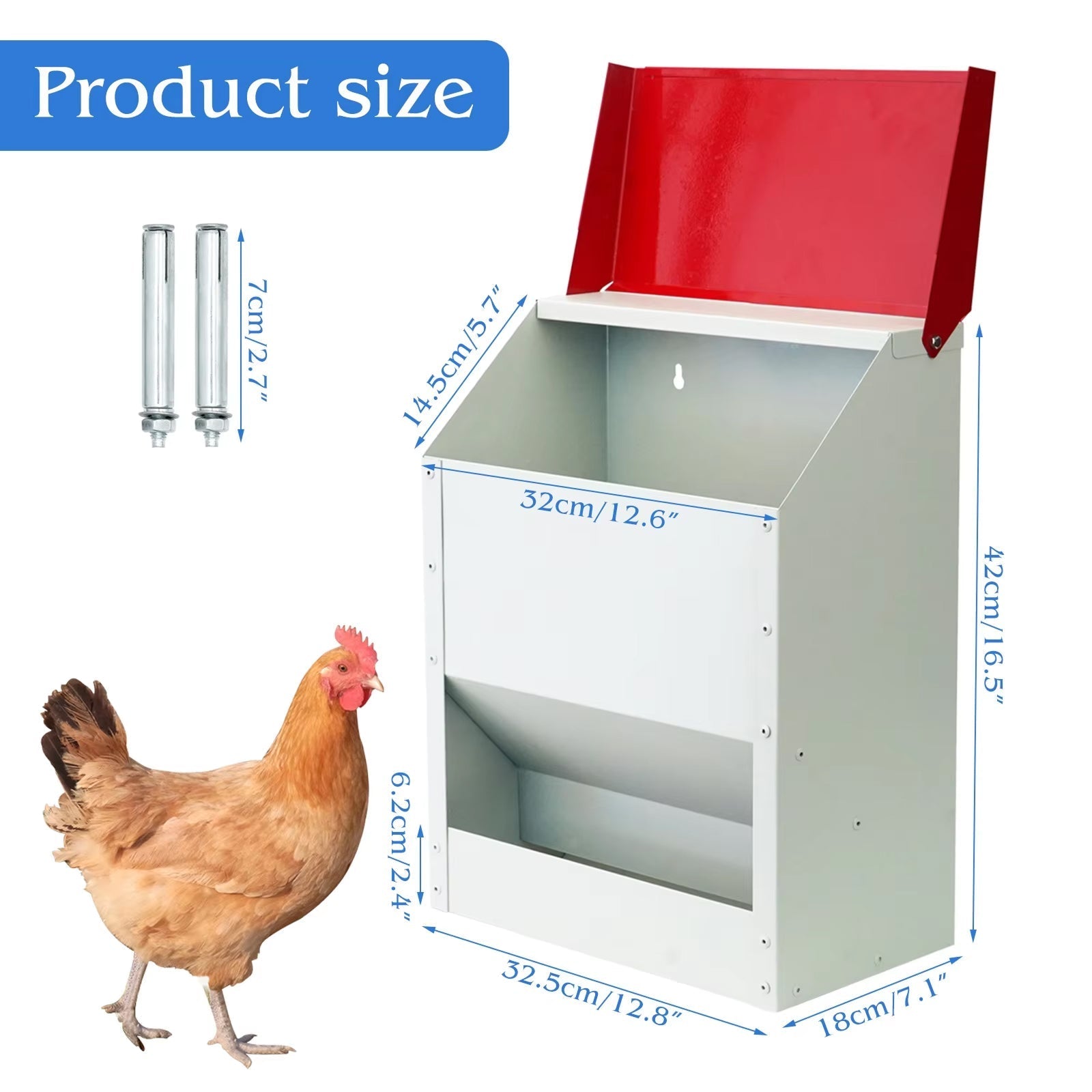 Flockixal Automatic Chicken Feeder