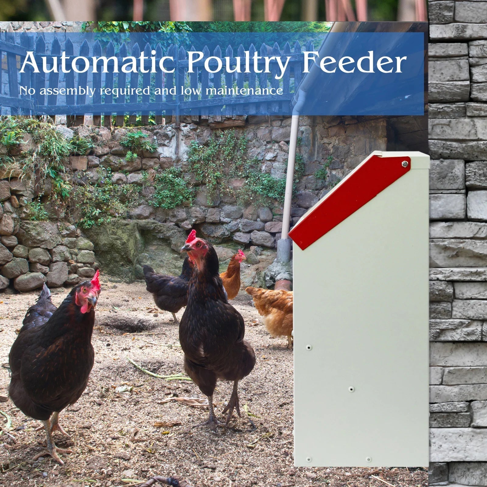 Flockixal Automatic Chicken Feeder
