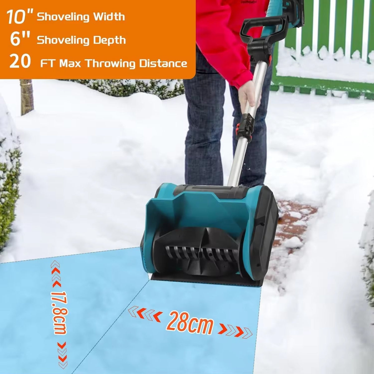 FrostiJet Brushless Snow Shovel