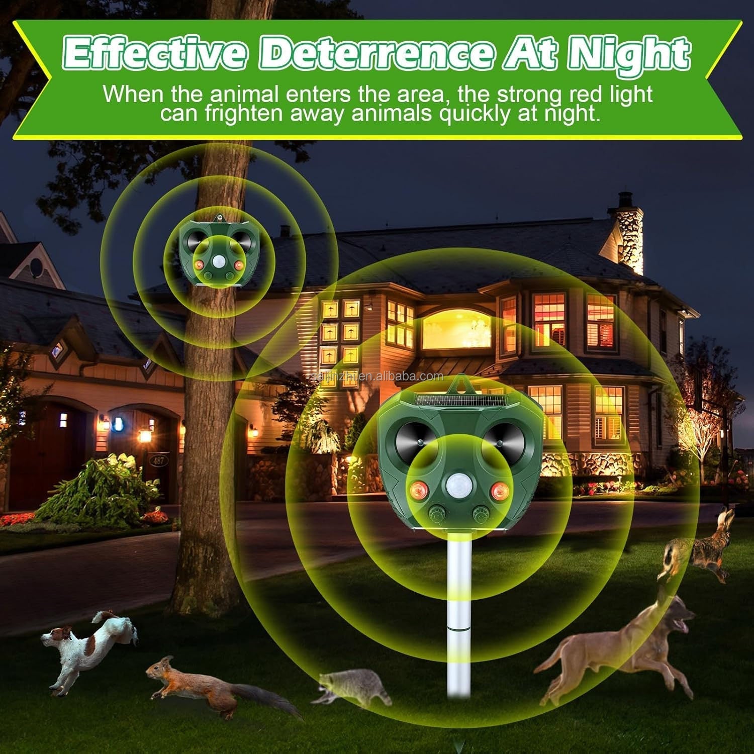 Guardixim Ultrasonic Fox Repeller