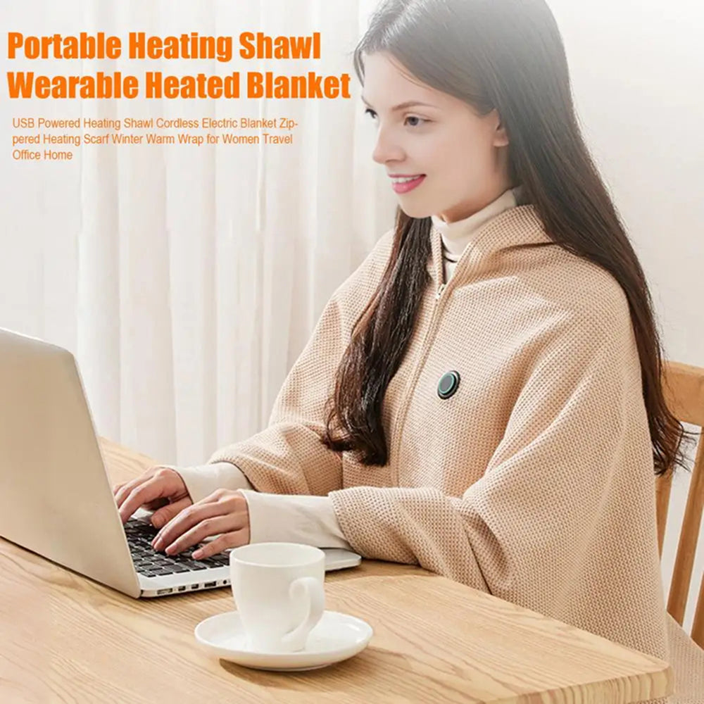 HeatHugy Wearable Heated Blanket
