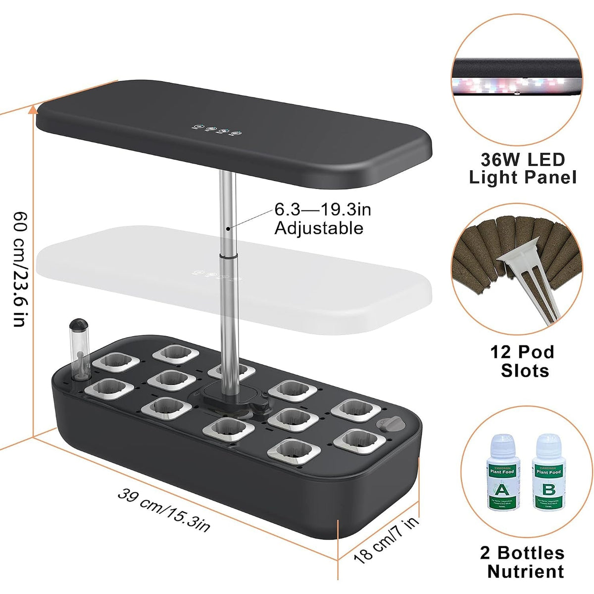 HydromPod Hydroponics Growing System