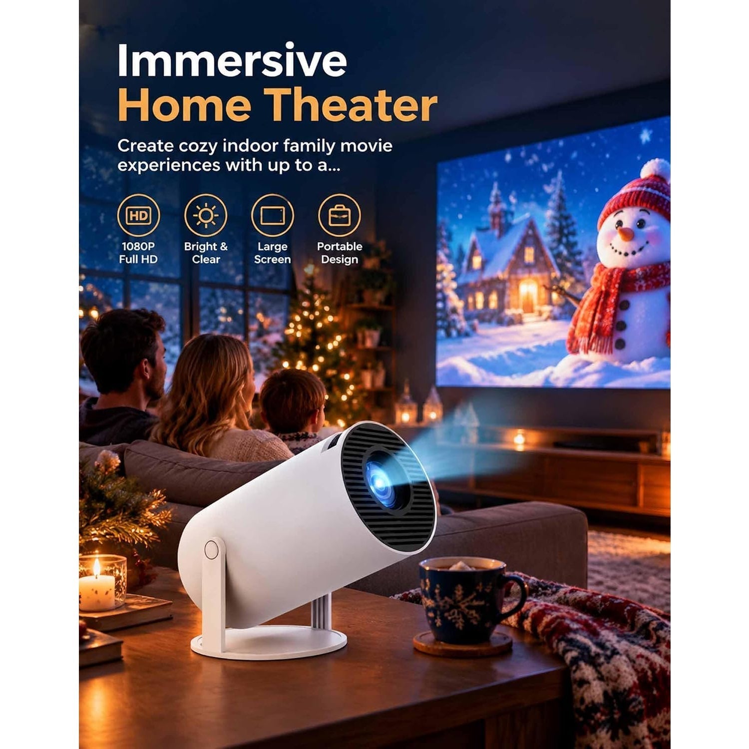 MerryLuxo Christmas Window Projector