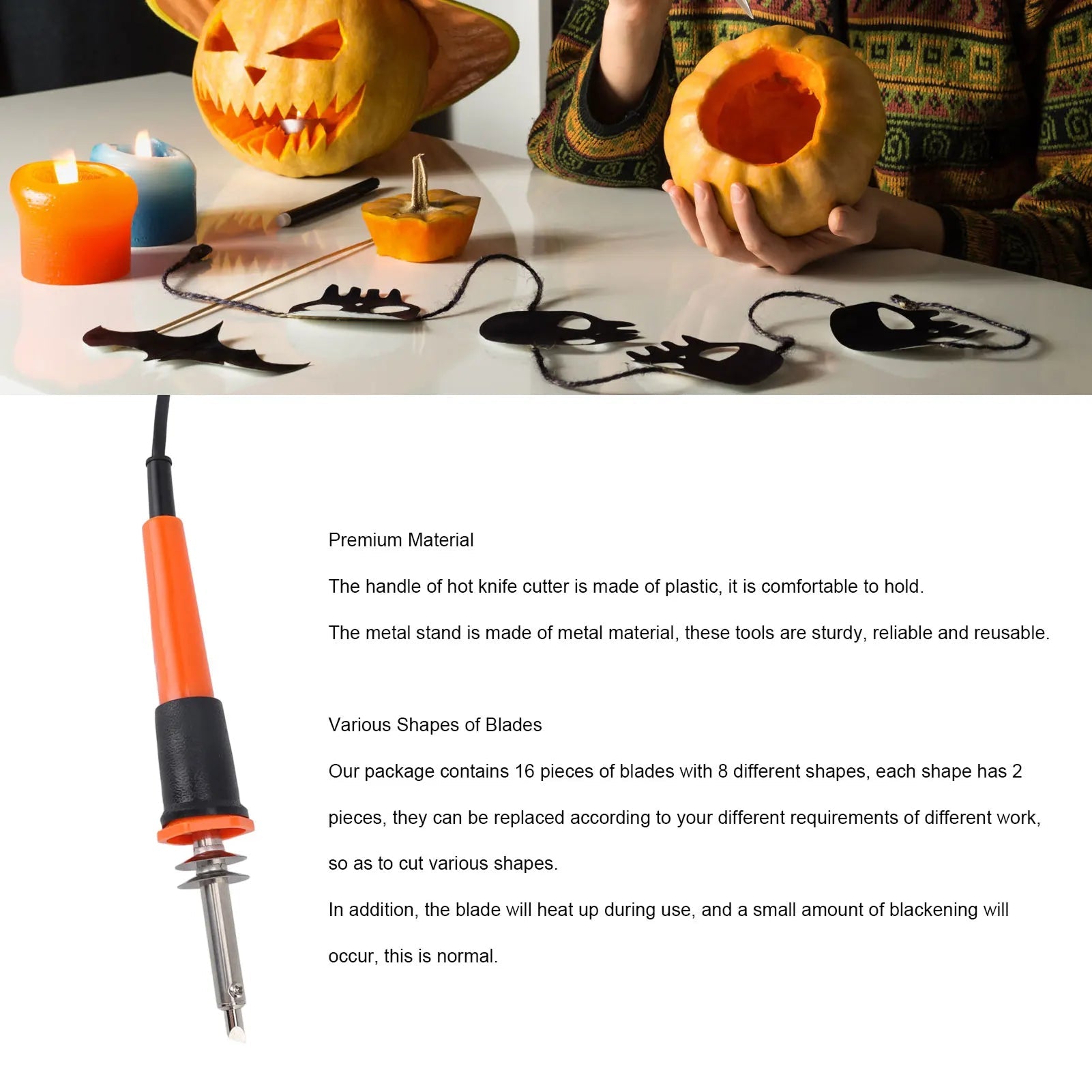 Pumpkzi Electric Knife For Pumpkin Carving