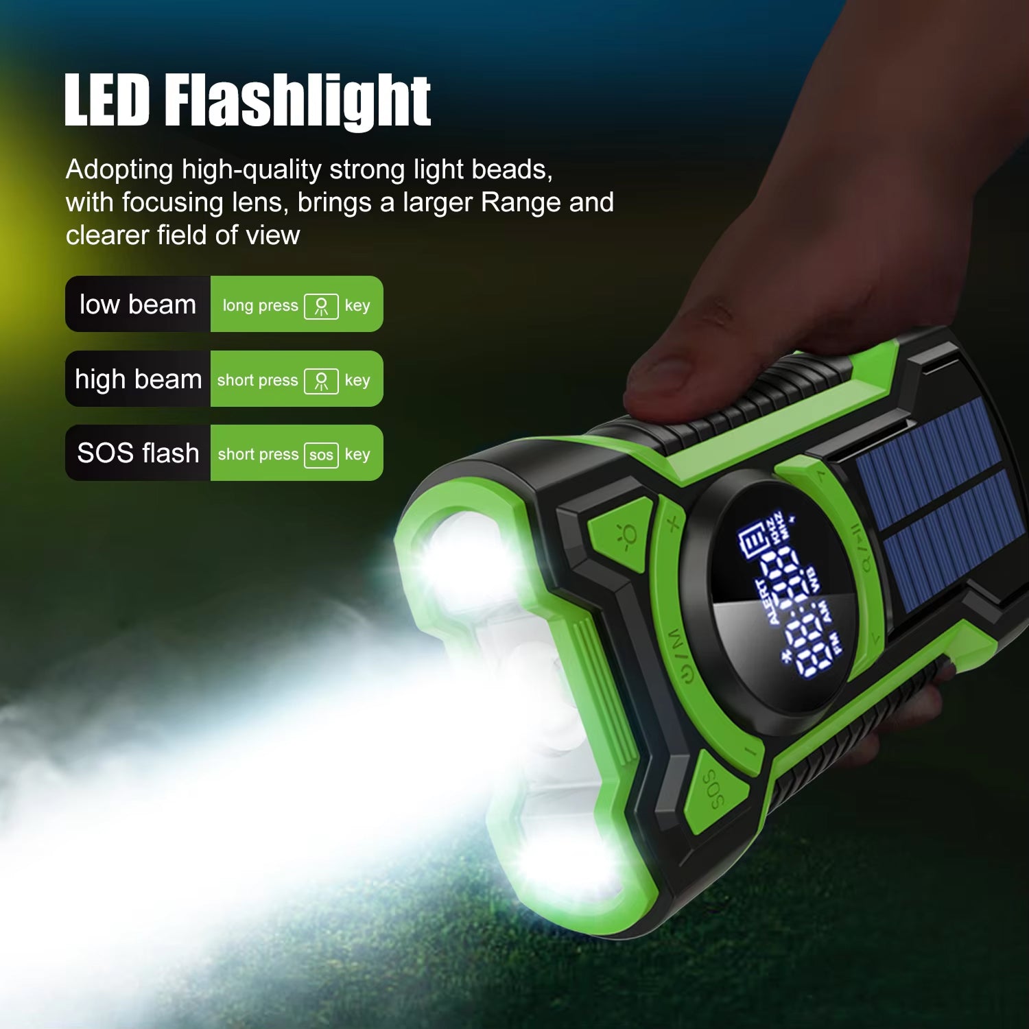 SirexPing Solar Hand Crank Radio