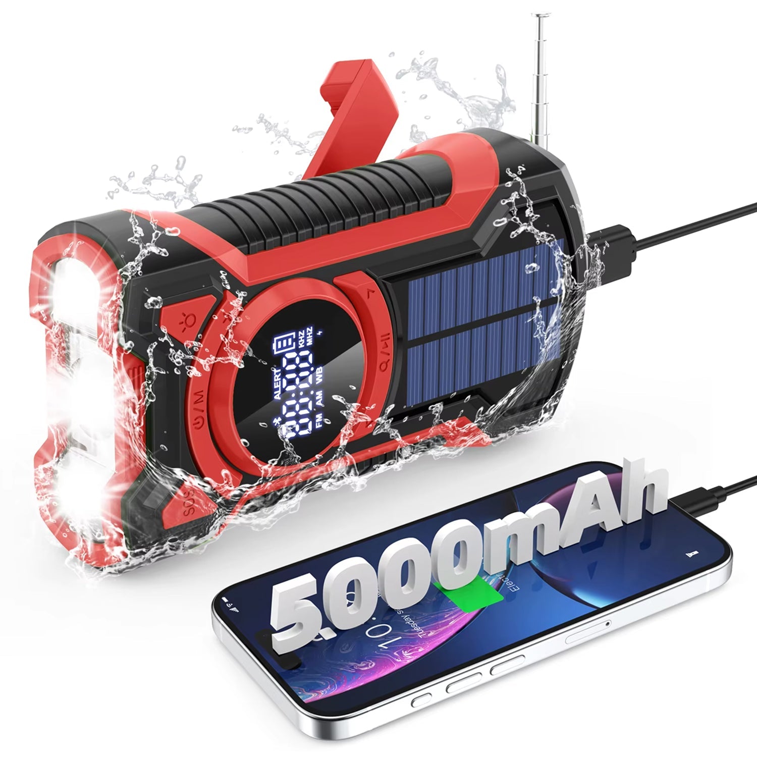SirexPing Hand Crank Radio