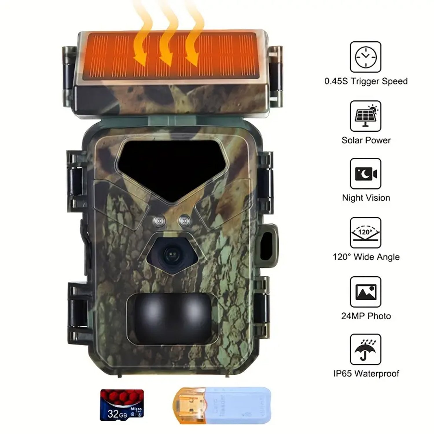 SolCamark Solar Powered Trail Camera