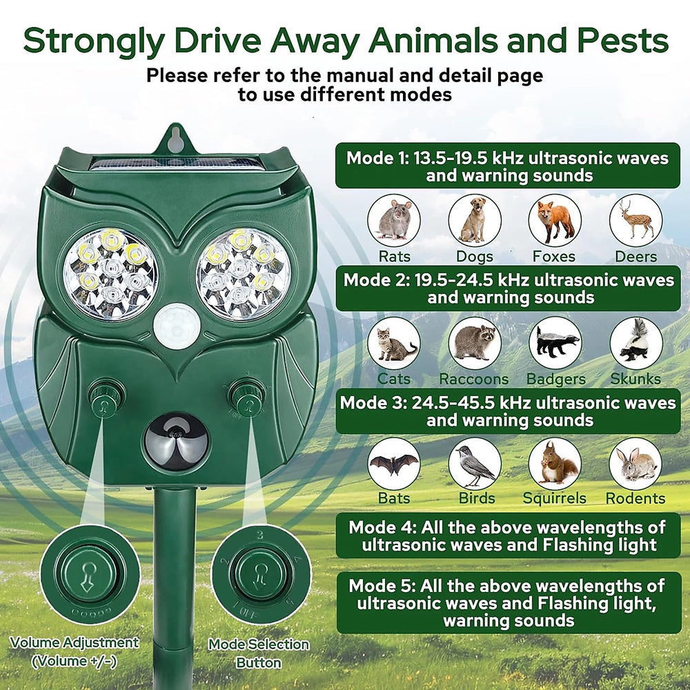 SonicHerd Rabbit Deterrent For Yard