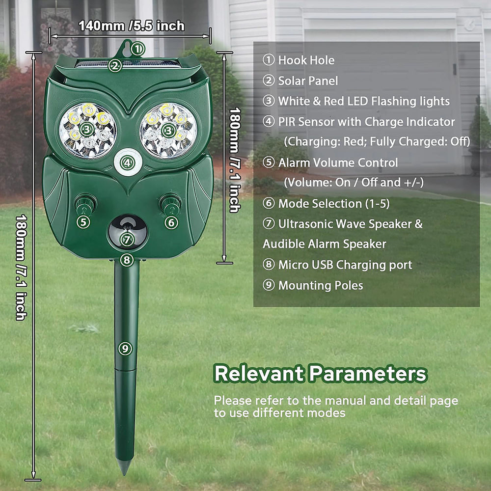 SonicHerd Rabbit Deterrent For Yard