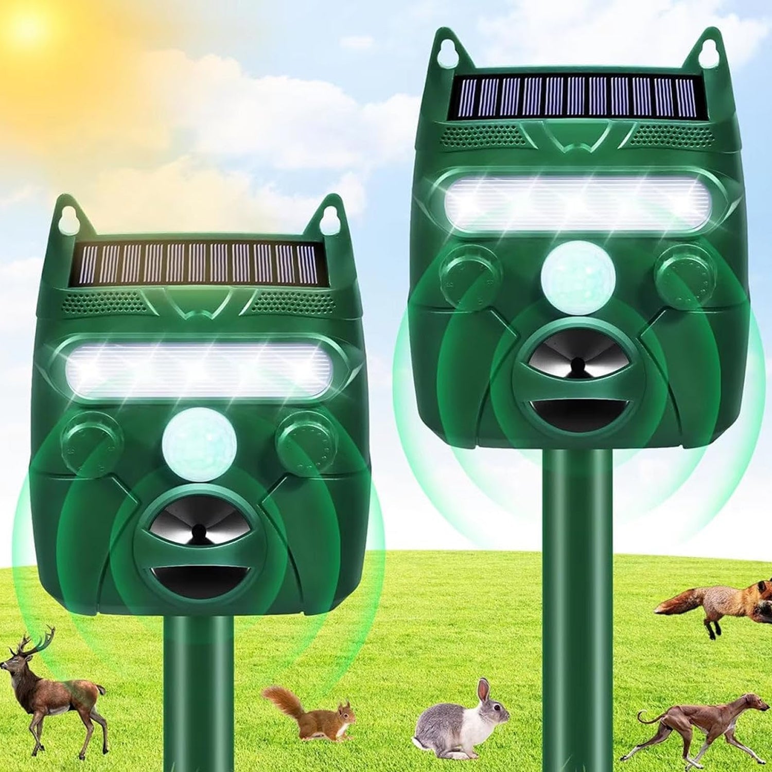 SonikVex Solar Powered Ultrasonic Deer Repeller