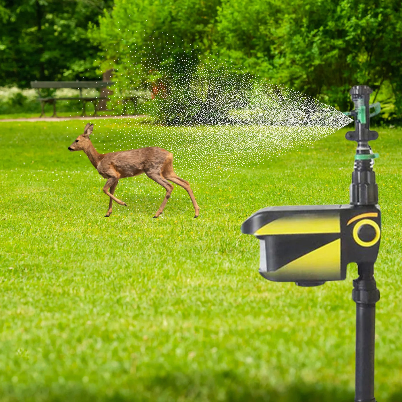 Sprixcle Motion Activated Sprinkler For Deer