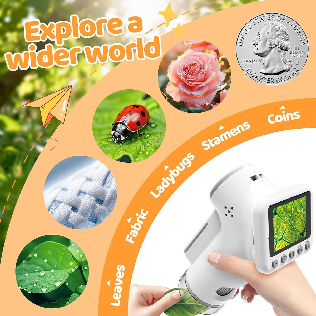 Zoofokid Microscope For Kids
